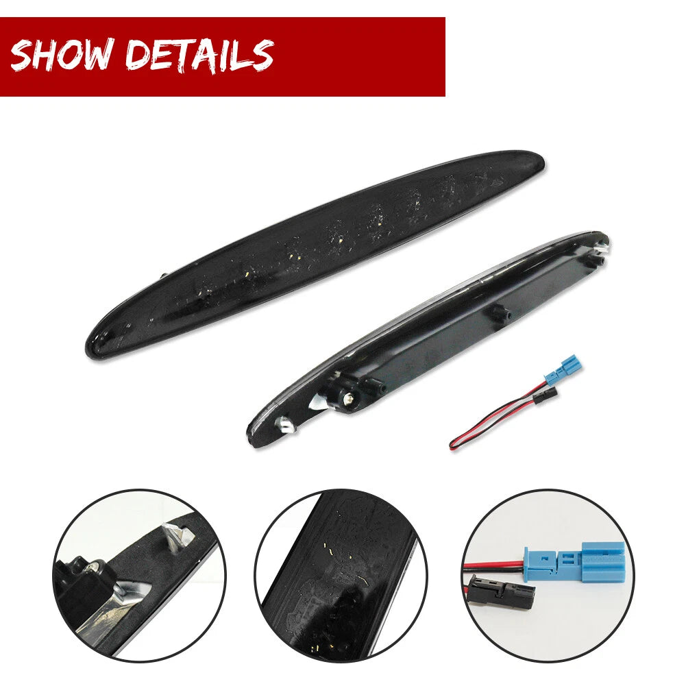 Smoked Lens Red LED High Mount 3rd Brake Light for MINI Cooper (2002–2006)