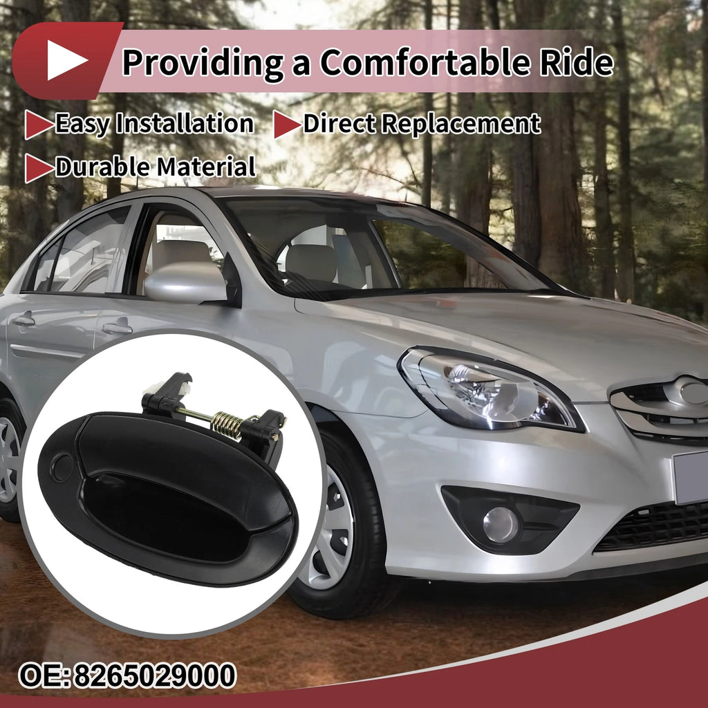 Exterior Door Handle for Hyundai Elantra (2017–2020) Right Black No. 8265029000