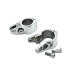 Set of 2 Stainless Steel Hinged Jaw Slide Rail Mounts for Boat Bimini Top