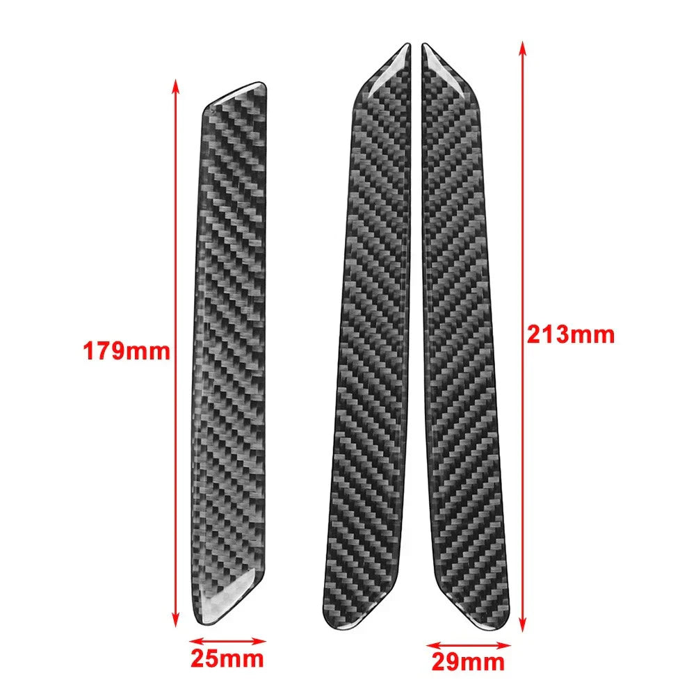 Black Front Rear Door Handle Cover Trim for Volkswagen Passat (2001-2005)