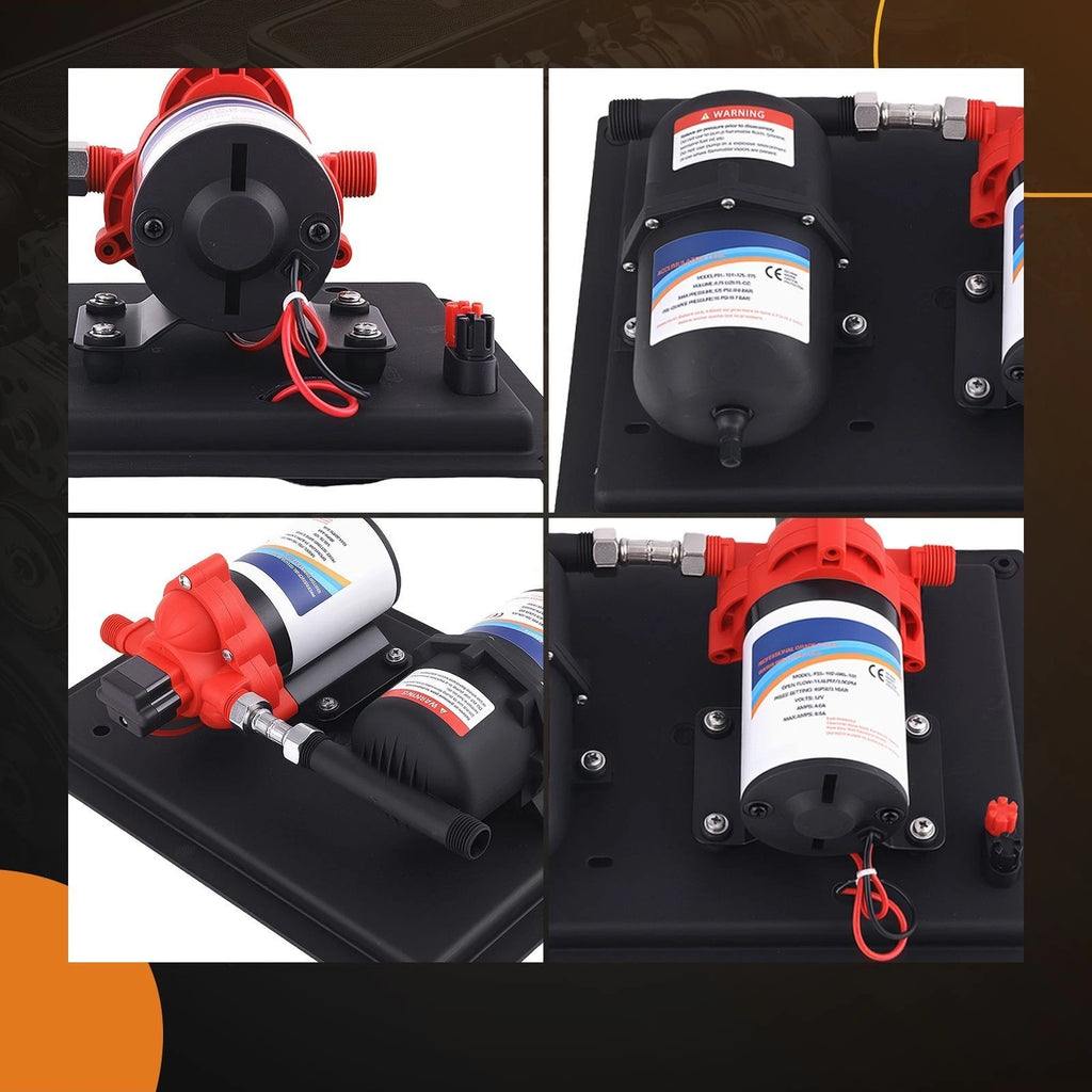 12V Boat Water Pump for Travel Trailer RV (3GPM 45PSI,  energy saving) (2010–2010)