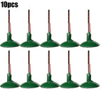 10pc LED Street Light Model Wall Lamp Posts for OO / HO Scale