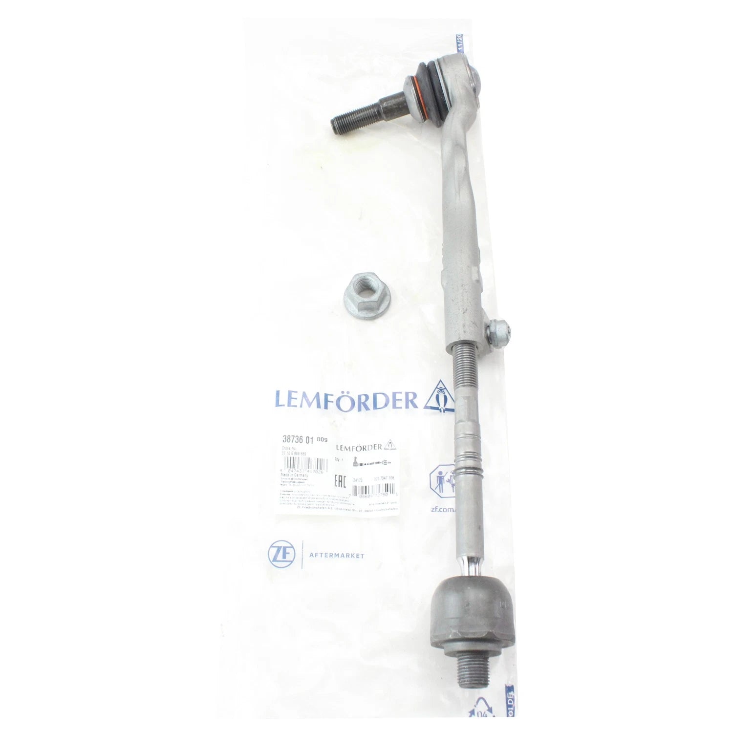 Lemforder Front Right Steering Tie Rod Assembly for BMW M2 (2016–2021) 38736 01