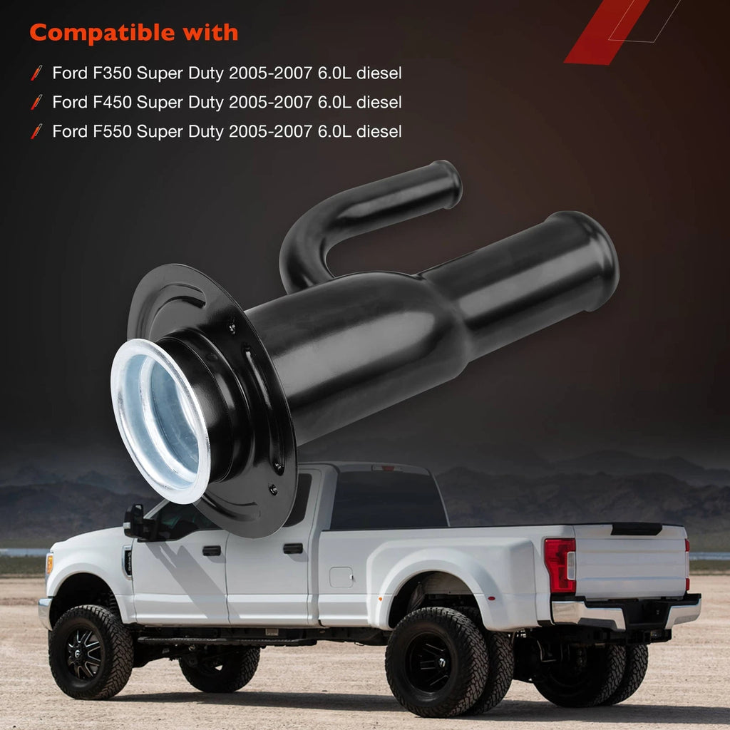 Gas Fuel Tank Filler Neck Tube Pipe for Ford F350 F450 F550 (2005–2007) FN782
