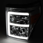 E-Bar LED Smoked Amber Projector Headlight for Super Duty (2011–2016)