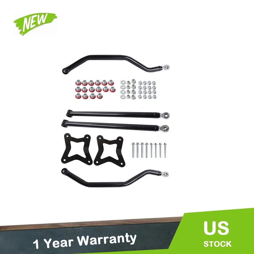 Black High Clearance Boxed Rear Radius Arms for Polaris RZR XP & XP 4 1000 (2014–2023)