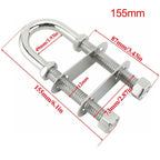 Heavy Duty U-Bolt Tie Point for Marine Applications (Includes Nuts & Washers)