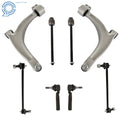 Set of 8 Front Tie Rods Sway Bar Links Control Arms for Chevy Malibu (2004–2012)