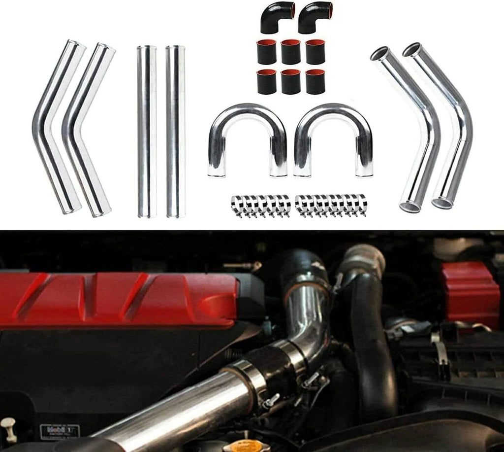 2" Polished Aluminum Intercooler Pipe Kit for Universal (Fits )