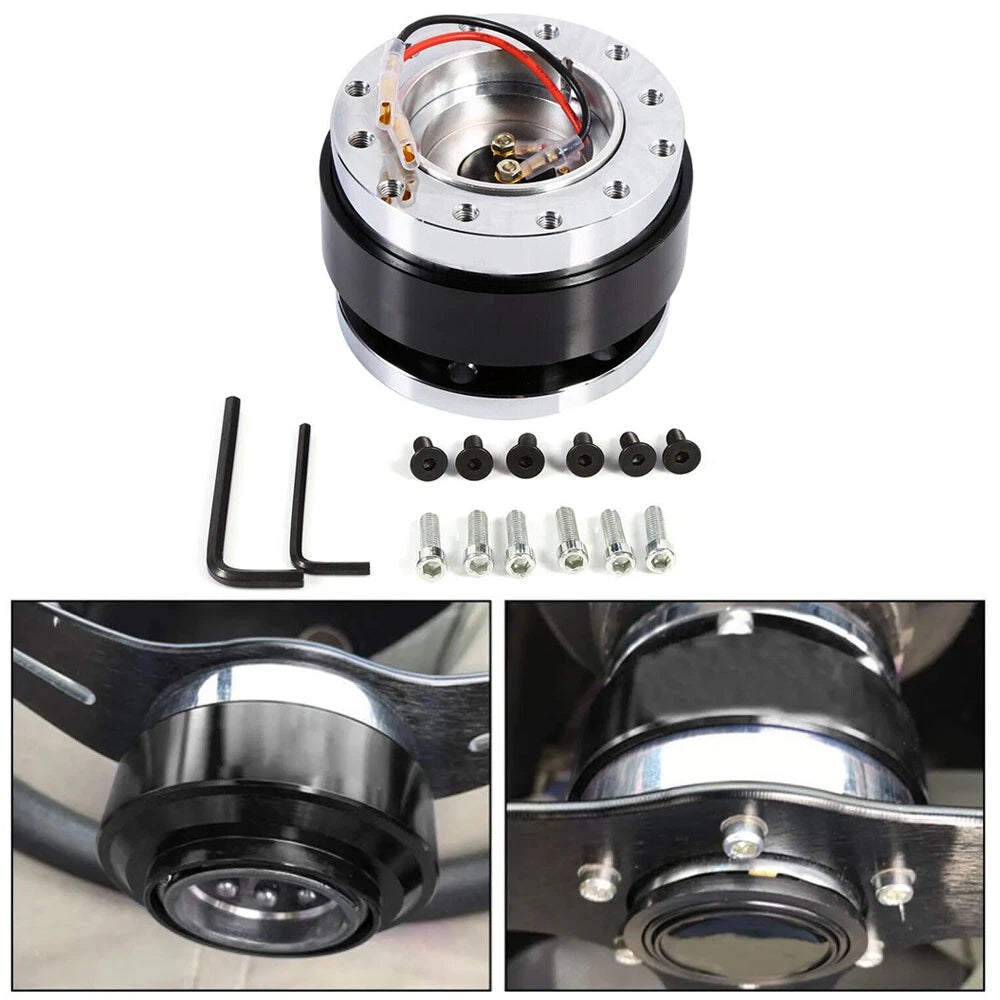 Quick Release Steering Wheel Hub Adapter for Universal Vehicles (2010–2023)