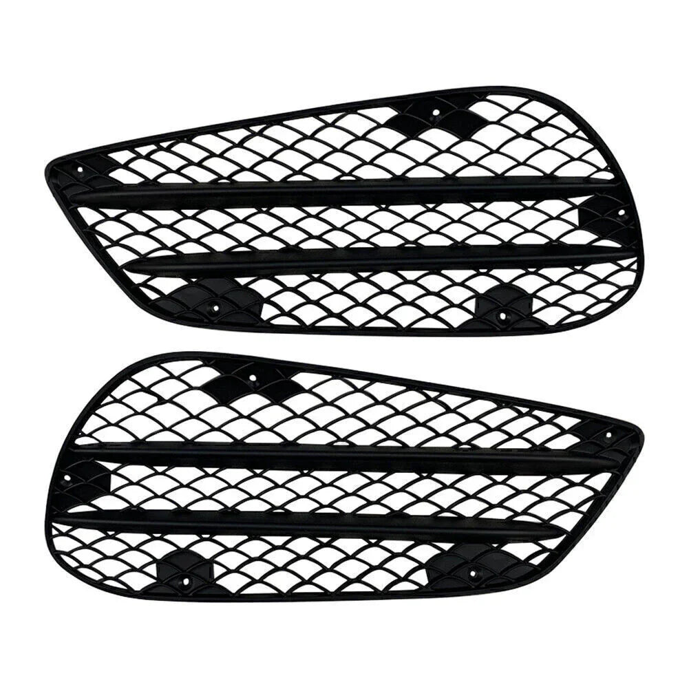 ABS Front Bumper Fog Lamp Grille for Mercedes E-Class W212 (2013-2015)