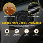 Carbon Fiber Grain Headlight Switch Cover Trim for Ford F150 & Mustang (2015–2020)