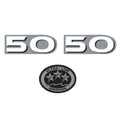 50 HP Horsepower Label Decal Sticker for Yamaha Outboard