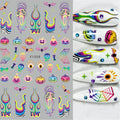 5 Sheets Halloween Nail Art Stickers for DIY Decoration