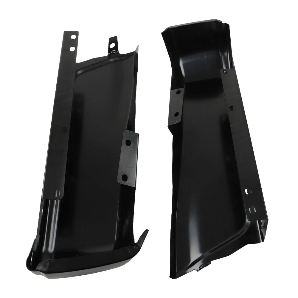 Set of 2 Primered Steel Rear Bumper Ends for Ford F150 (2015–2020)