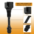 6X UF349 Ignition Coil & Iridium Spark Plug for Nissan Maxima (2004–2008)