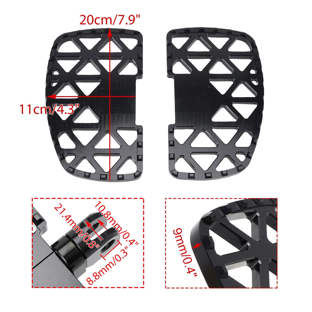Front Footrests Foot Pegs for Kawasaki Eliminator 400 450 500 (2023–2025)