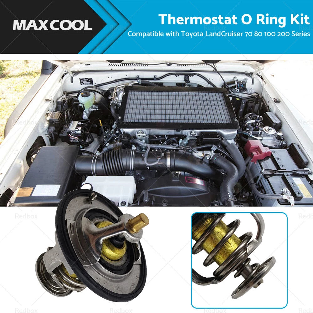 Thermostat O Ring Kit for Toyota LandCruiser 70 80 100 200 Series (82℃)