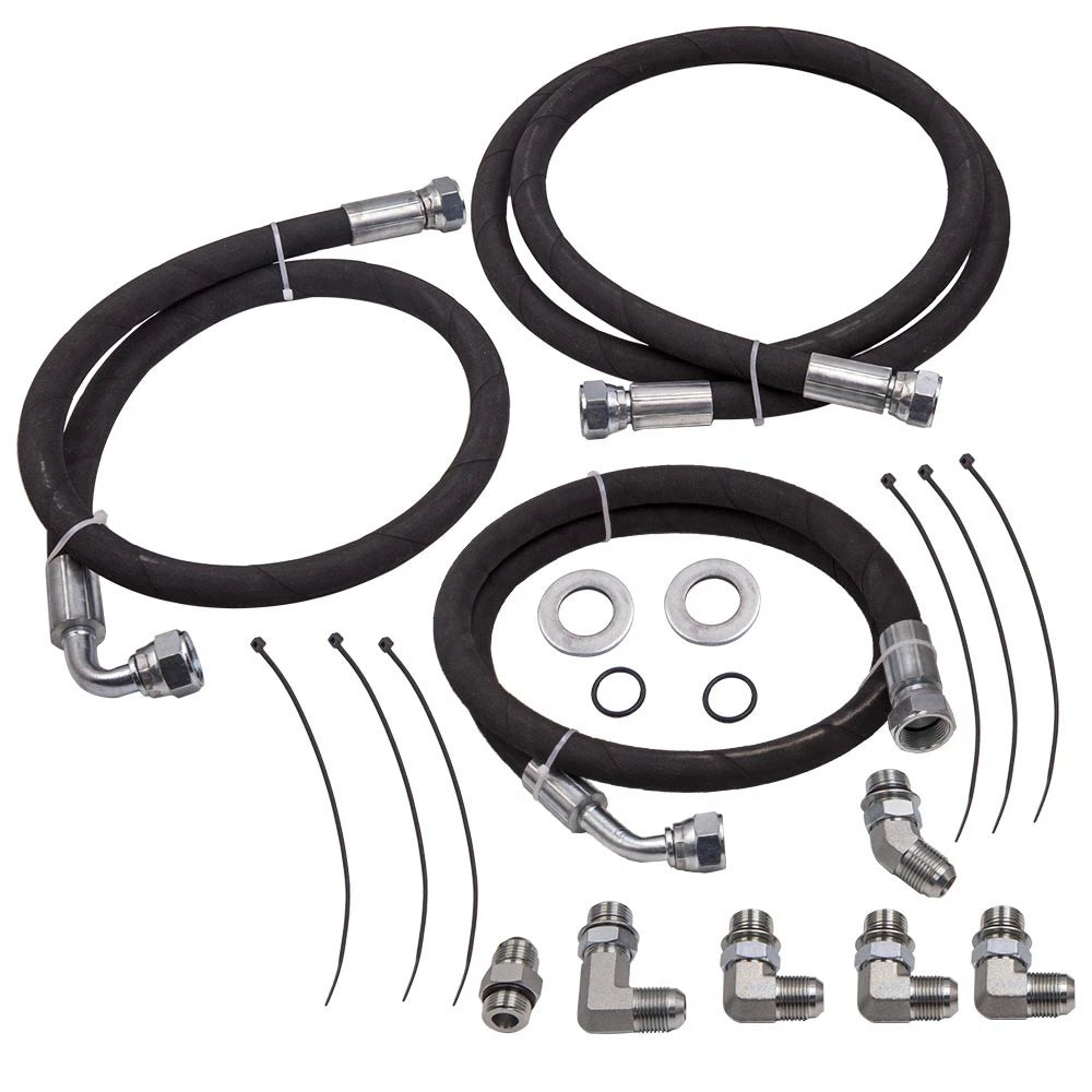 Transmission Cooler Lines w/ Adapters for GMC Duramax 6.6L (2005–2010)