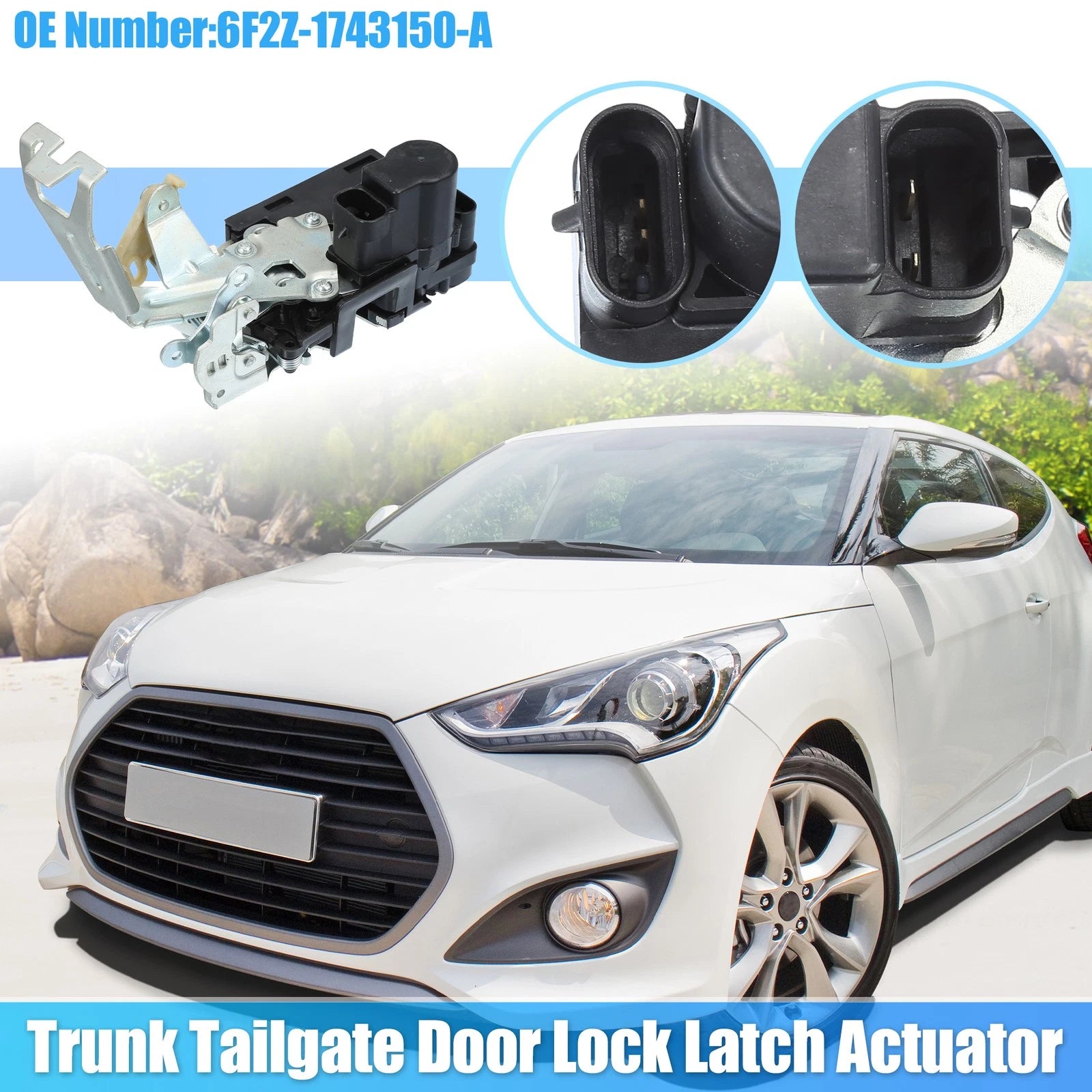 Tailgate Trunk Latch Lock Actuator for Ford Freestar (2004–2007) No.6F2Z-1743150-A