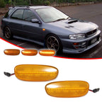 Sequential Amber LED Side Marker Lights for Subaru Impreza (1993–2001)
