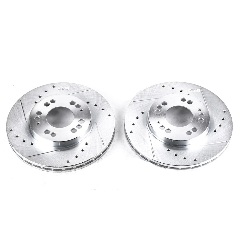 Set of 2 Powerstop Brake Discs for Diamante Galant (FWD AWD)
