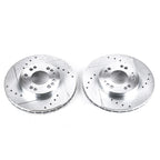 Set of 2 Powerstop Brake Discs for Diamante Galant (FWD AWD)