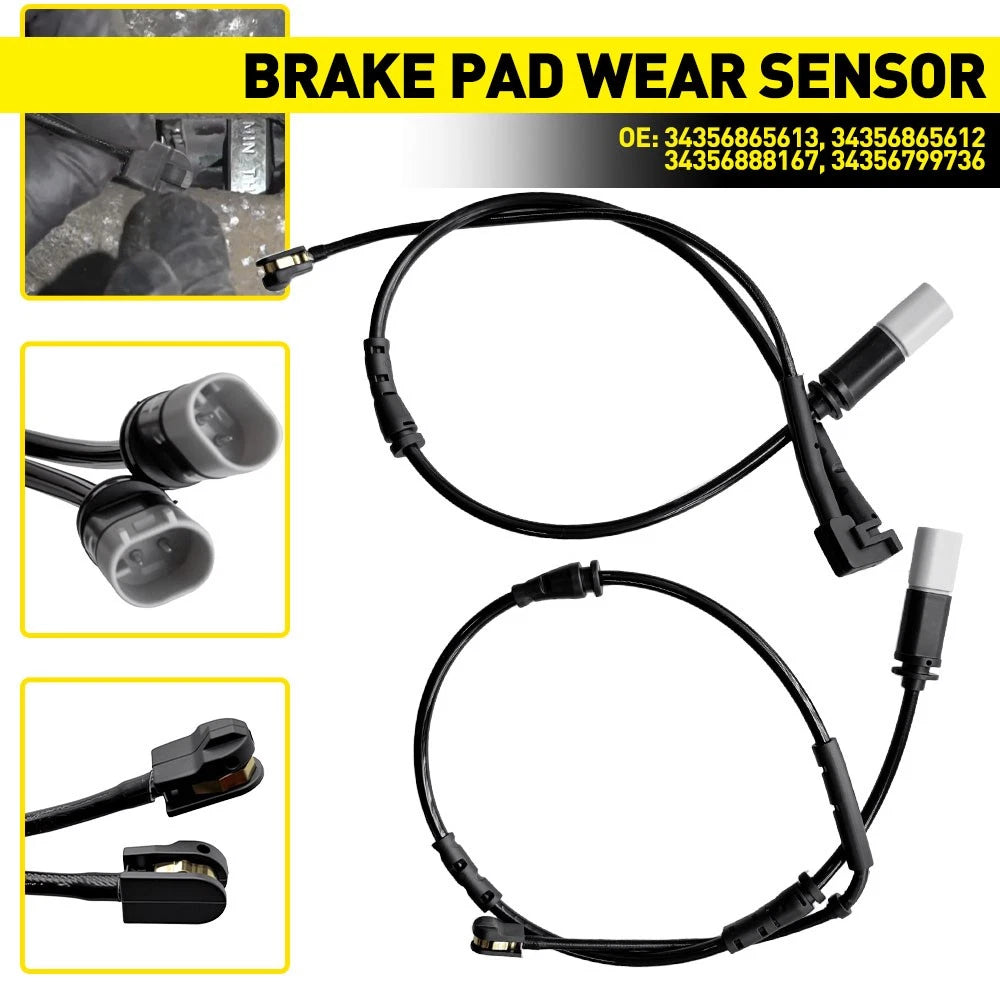2 Piece Brake Pad Wear Sensor for MINI Clubman Countryman (2008–2021)
