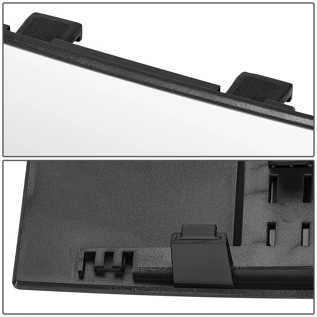 Universal Convex Panoramic Wide Angle Rear View Mirror Glass 11.8" X 3" X 1"