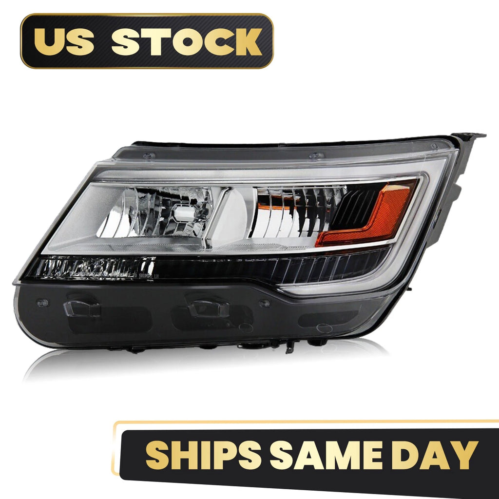Headlight w/ LED DRL for Ford Explorer (2016–2018) Left Side