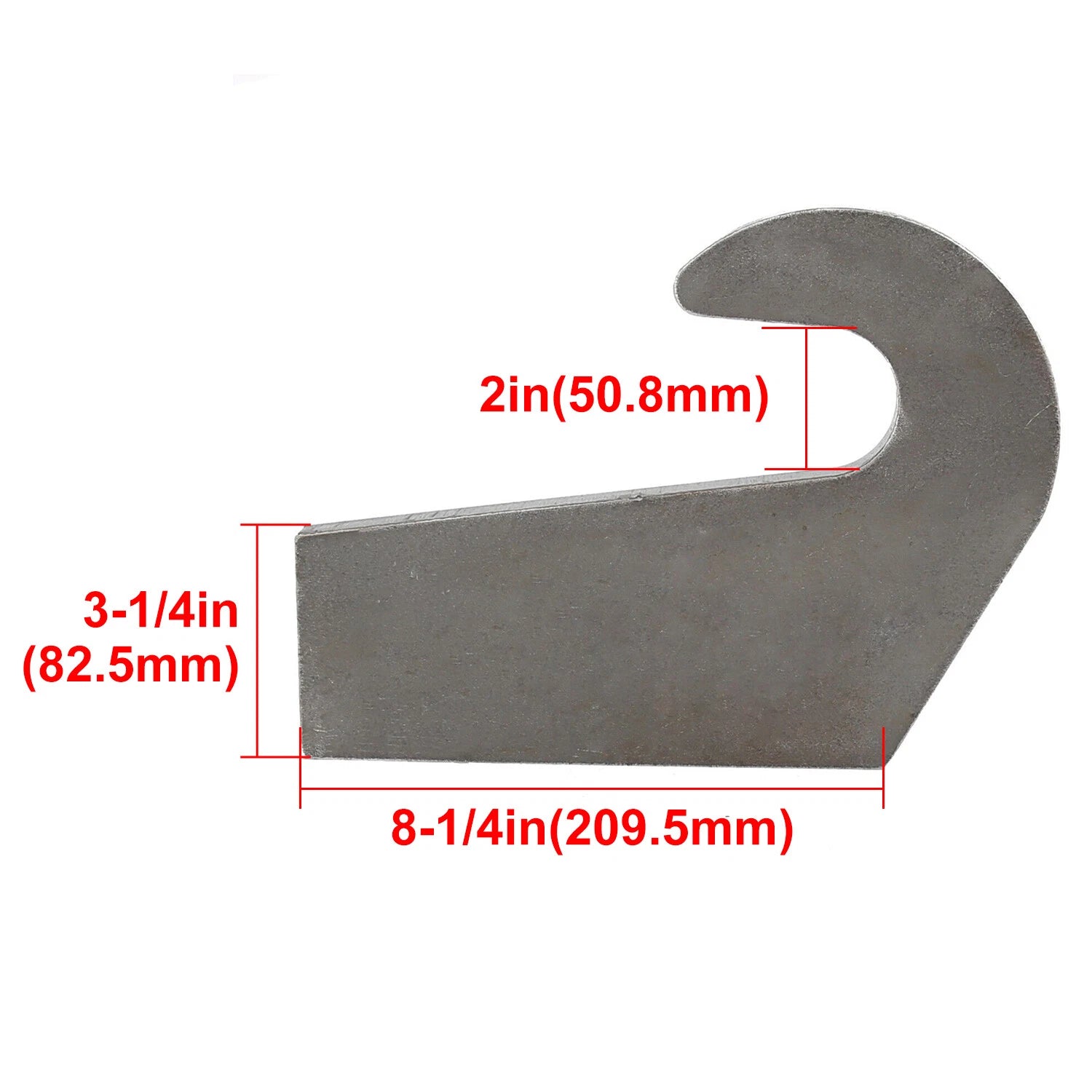 Set of 4 Steel Mounting Brackets for Loader Pallet Forks (Pin Type)