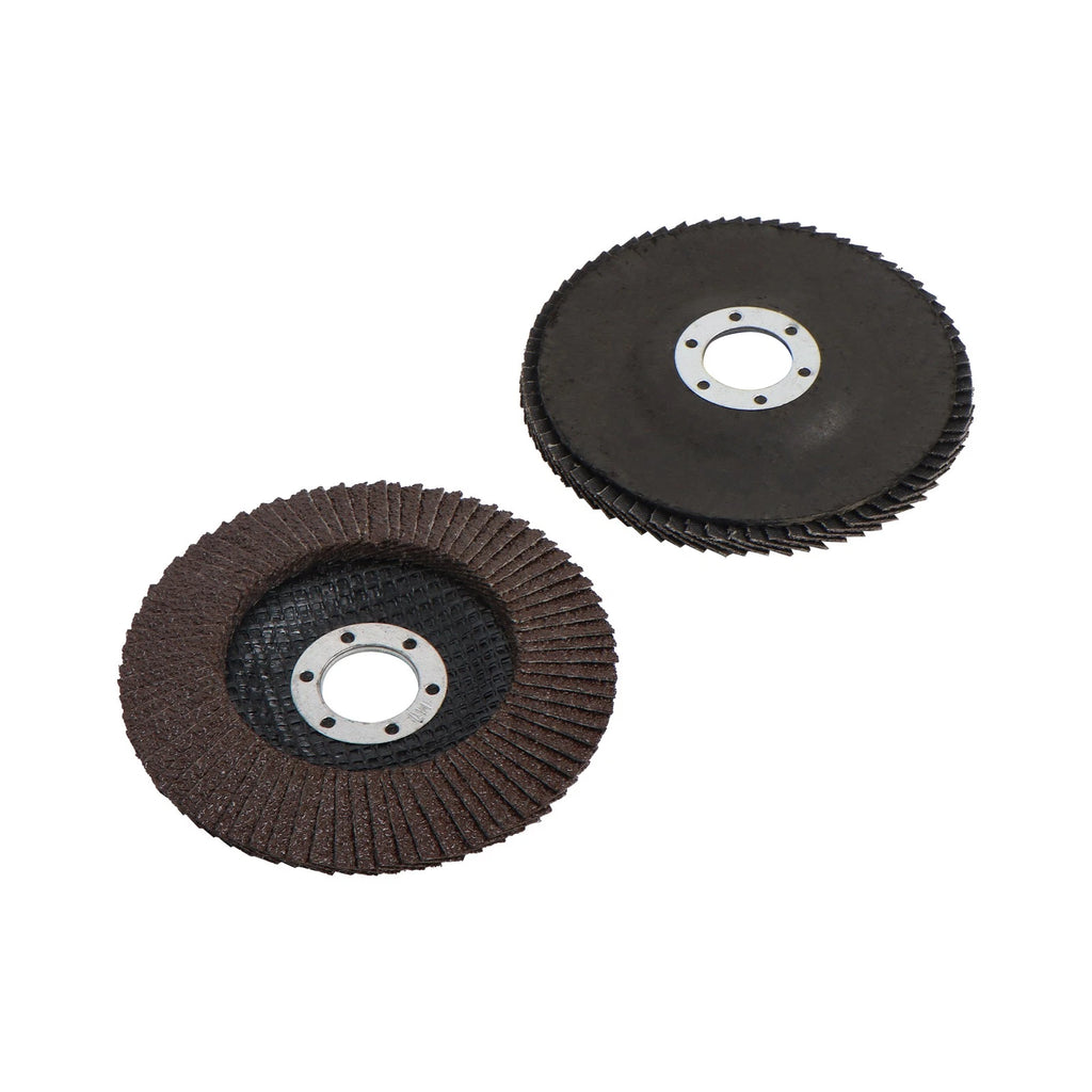 Set of 100 Zirconia Flap Discs 4.5" 40 Grit for Grinding and Sanding