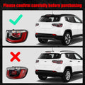 Pair Outer Rear Tail Light Brake for Jeep Compass (2017–2020)