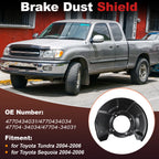 Brake Dust Shield Set of 2 for Toyota Tundra Sequoia (2004–2006) 47704-34034