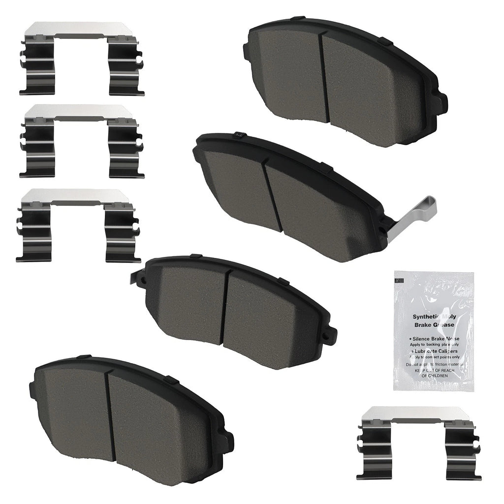 Set of 4 Front Ceramic Brake Pads for Subaru Impreza/Forester (2002–2013)