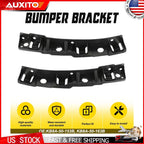 2X Front Bumper Mount Bracket for Mazda CX-5 (2017–2021) - Black