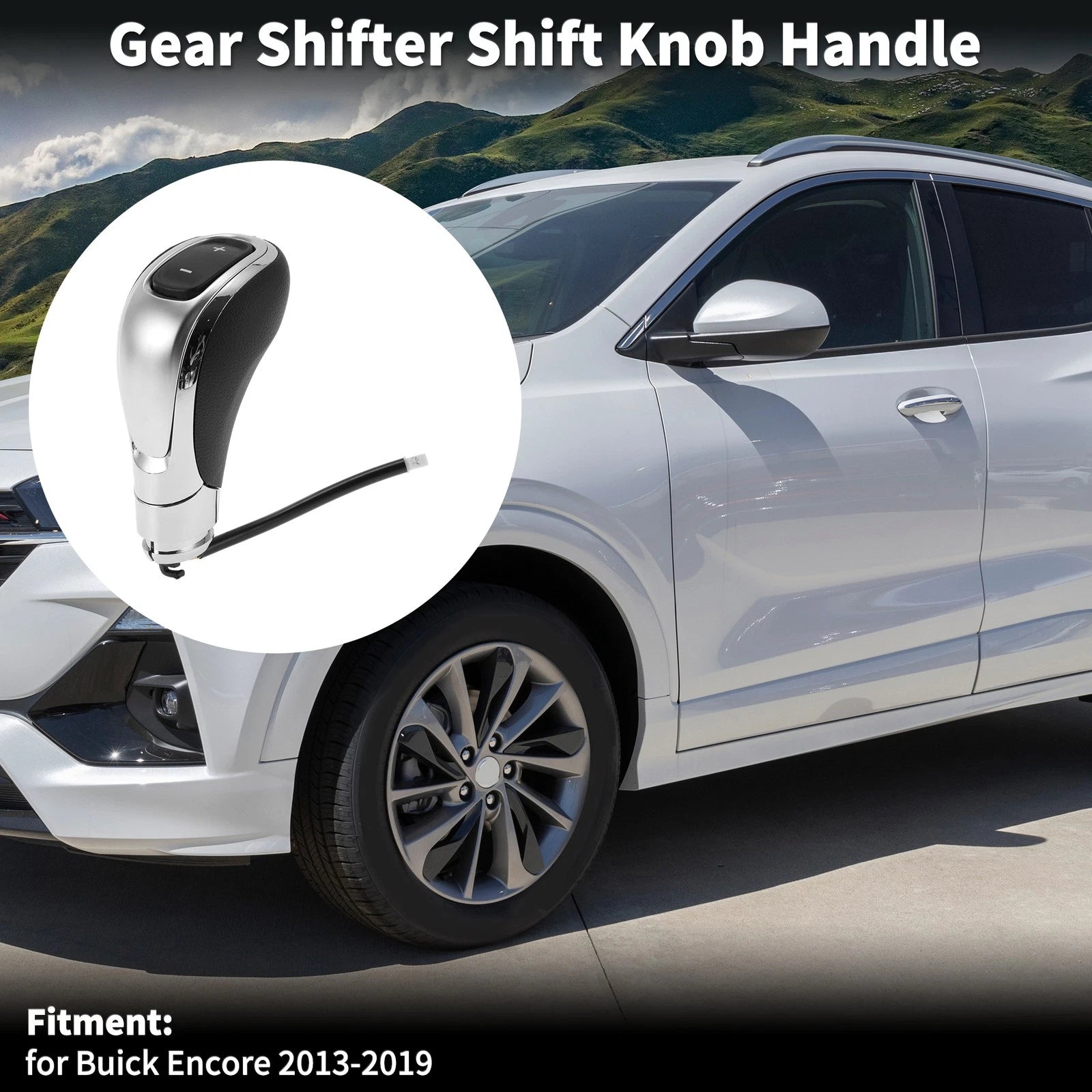 Automatic Gear Shift Knob Handle for Buick Encore (2013–2019) No. 2277550 Plastic
