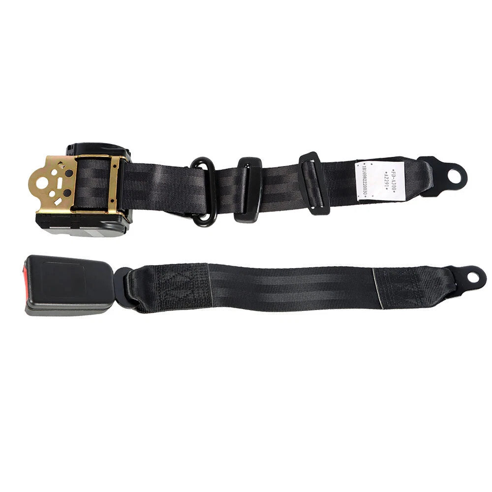 Set of 2 Retractable 3 Point Seat Belts for Jeep CJ YJ Wrangler (1982–1995)