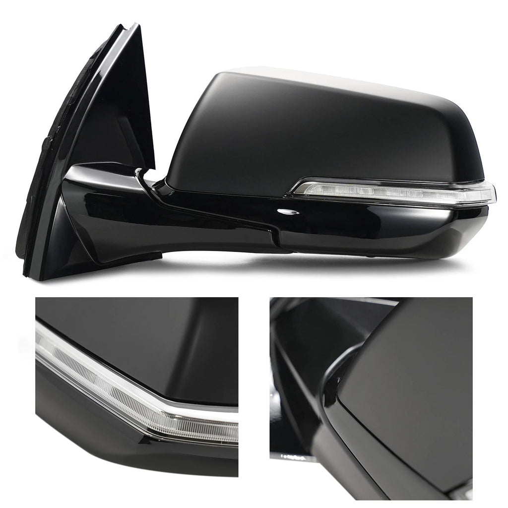 Side Mirror for Chevy Traverse (2018–2019) w/ Turn Signal, BSD, Camera, 18 Pin Left