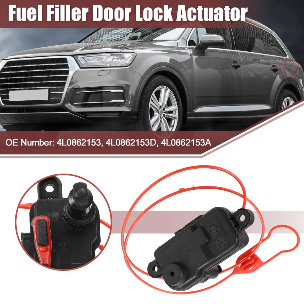 Fuel Flap Door Cap Release Lock Actuator 4L0862153D for Audi Q7 Q3 A6 RS5 S6 A7 (2006–2020)