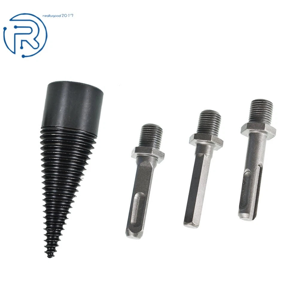 3pcs 32mm Firewood Log Splitter Drill Bit Set for Universal Use