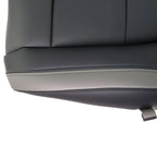 Black Leather Bottom Driver Cover for Ford F-150 Raptor Crew Cab (2017–2020)