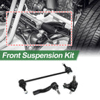 6X Front Suspension Kit Tie Rod Ends Sway Bar Link Ball Joint for Toyota RAV4 (2013–2018)