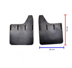 Front Mud Flaps Rubber Splash Guard Fits Isuzu TFR Holden Rodeo 2WD Ute 1989-97