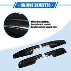 Set of 4 Roof Rack Side Rails End Covers for Toyota Highlander (2001–2007) Black