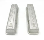 Finned Script Valve Covers Replacement for Small Block Chevy SBC (1969–1974)
