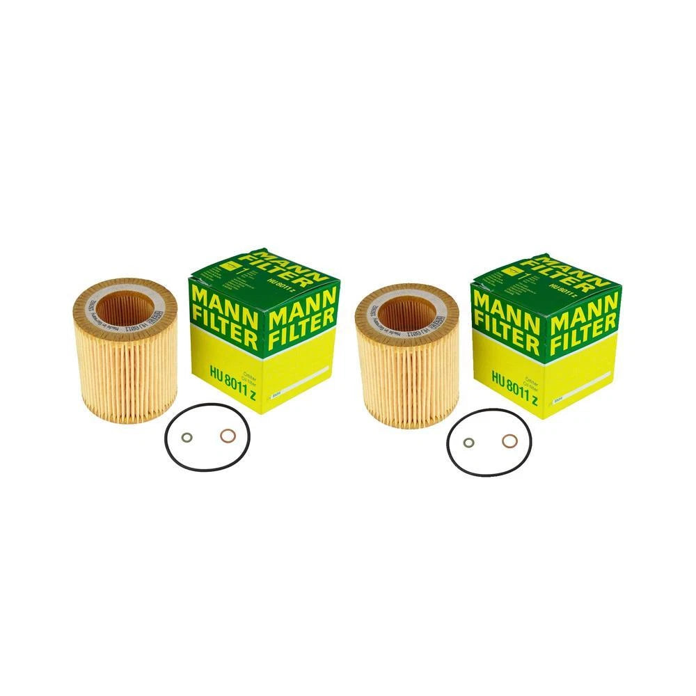 Set of 2 Cartridge Engine Oil Filters for BMW F80 F87 F15 M2 M3 M4 X5