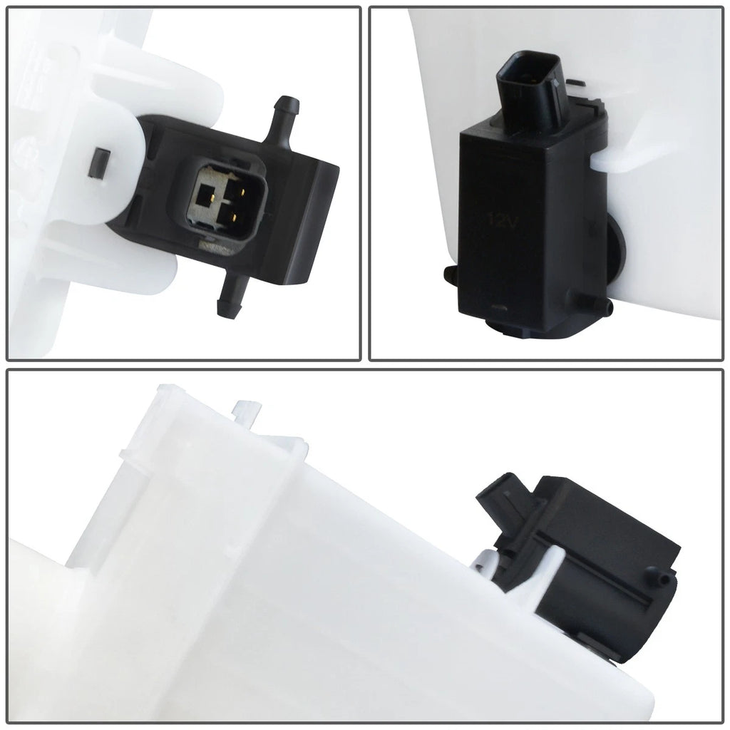 Windshield Washer Fluid Reservoir Tank Bottle w/ Cap & Pump for Santa Fe (2001–2006)