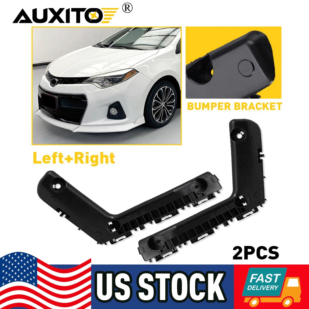 Set of 2 Bumper Brackets for Toyota Corolla (2014–2016)