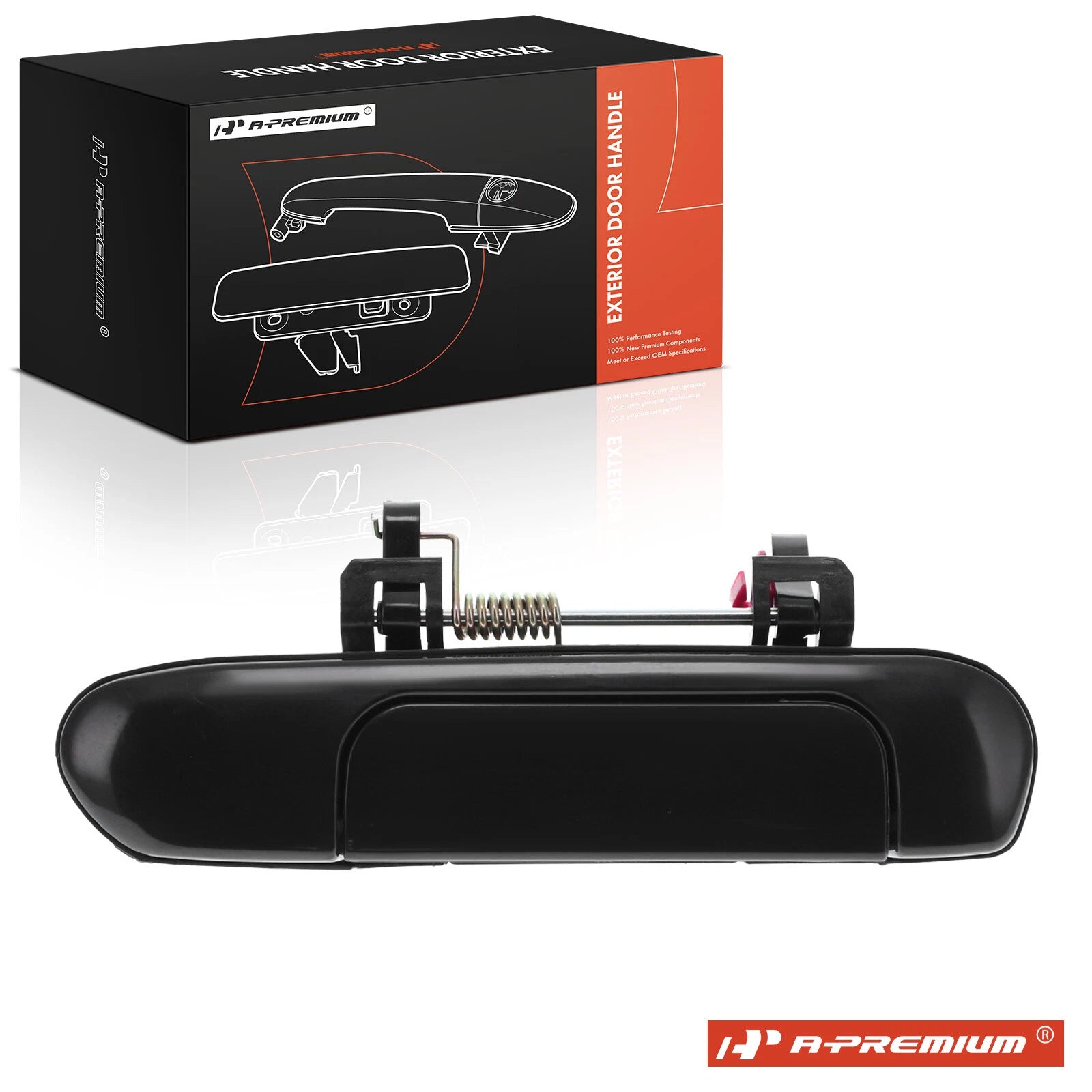 Left Exterior Door Handle for Nissan Altima (1998–2001) Black